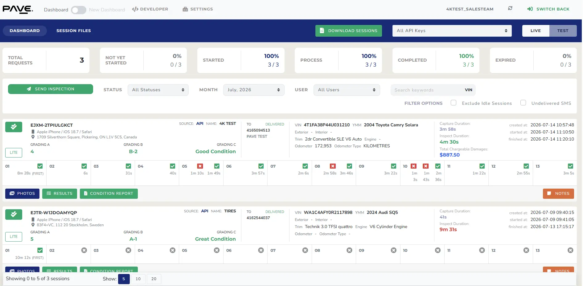 Review Every Inspection automatically to triage claims and route them to the right resolution path.